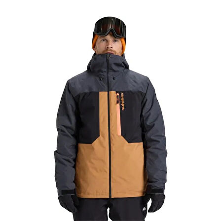 Quıksılver Dawson Jk Erkek Anthracite - Solid Snowboard Ceketi Eqytj03510-11793