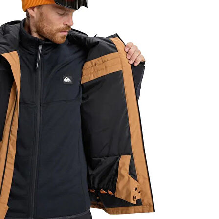 Quıksılver Dawson Jk Erkek Anthracite - Solid Snowboard Ceketi Eqytj03510-11793