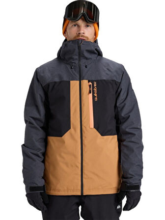 Quıksılver Dawson Jk Erkek Anthracite - Solid Snowboard Ceketi Eqytj03510-kvj0