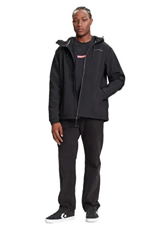 Quiksilver EQYJK04185-LIVE FOR THE DREAM Siyah Düz Erkek Mont