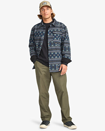 Bıllabong Furnace Bonded Flannel Dark Navy Erkek Gömlek Ebywt03005-ktp0