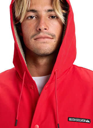 Quiksilver EQYJK04186-RAIN CLOUD 3K JACKET Kırmızı Düz Erkek Mont
