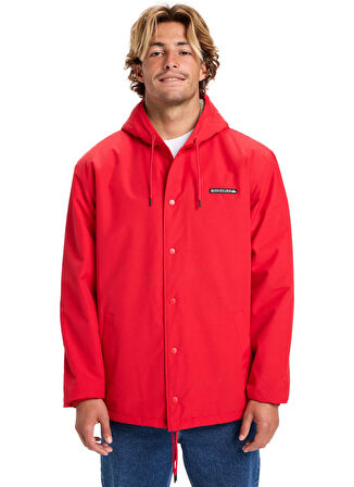 Quiksilver EQYJK04186-RAIN CLOUD 3K JACKET Kırmızı Düz Erkek Mont