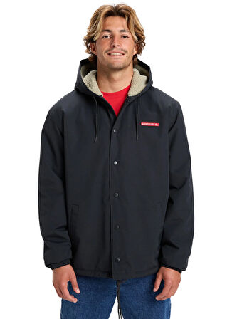 Quiksilver EQYJK04186-RAIN CLOUD 3K JACKET Siyah Düz Erkek Mont