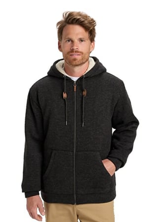 Quiksilver Polar Sweatshirt, L, Siyah