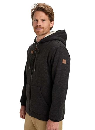 Quiksilver Polar Sweatshirt, L, Siyah