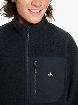 Quıksılver Clean Coast Fz Anthracite - Solid Erkek Polar Ceket Eqypf03066-11793