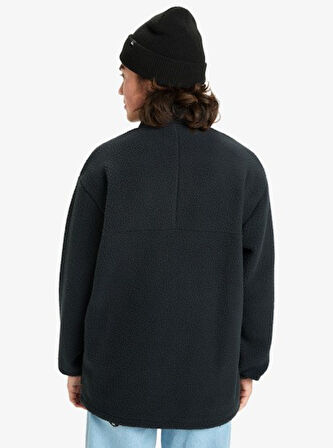 Quıksılver Clean Coast Fz Anthracite - Solid Erkek Polar Ceket Eqypf03066-11793