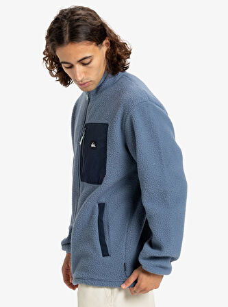 Quıksılver Clean Coast Fz China Blue - Solid Erkek Polar Ceket Eqypf03066-bnd0