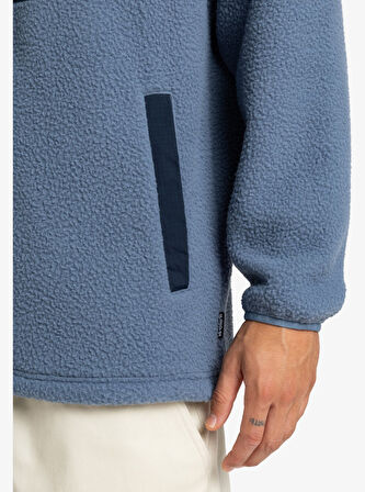 Quıksılver Clean Coast Fz China Blue - Solid Erkek Polar Ceket Eqypf03066-bnd0