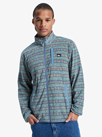 Quıksılver No Destınatıon Fz Granite Green - Pattern_1 Erkek Polar Ceket Eqypf03071-ggv6