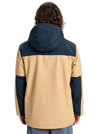 Quiksilver EQYJK04202-OVERCAST 3K WARM JACKET Lacivert Düz Erkek Mont