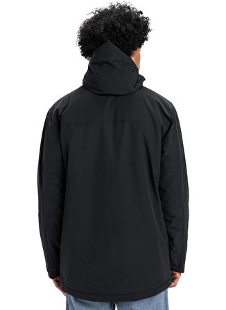 Quiksilver EQYJK04203-OVERCAST 3K PARKA Siyah Düz Erkek Mont