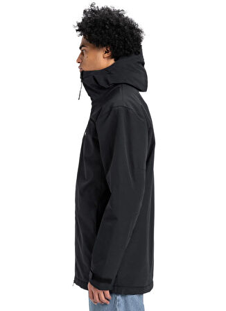 Quiksilver EQYJK04203-OVERCAST 3K PARKA Siyah Düz Erkek Mont