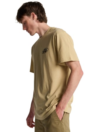 Billabong ORBIT ARCH SS Bej Modern Fit Logo Baskılı Erkek T-Shirt