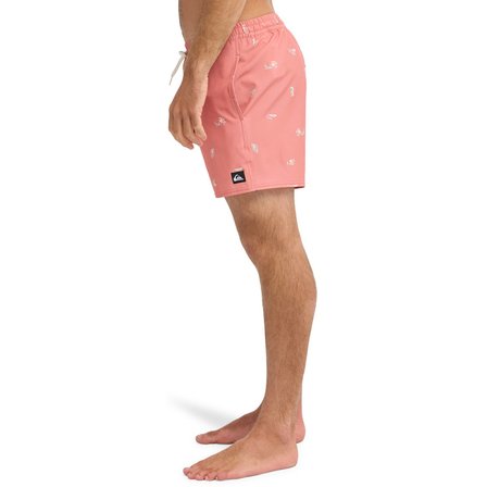 Stretch Printed Erkek Pembe Deniz Şortu EQYJV04217-MKT1