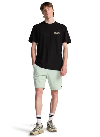 Billabong SEGMENT SS Siyah Bisiklet Modern Fit Logo Baskılı Erkek T-Shirt