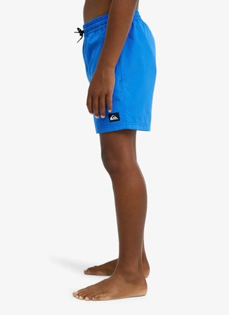 Quiksilver Mavi Erkek Çocuk Şort Mayo EQBJV03543-EVD SOLID