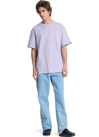 Quiksilver UPSIDE DOWN Mor Erkek T-Shirt