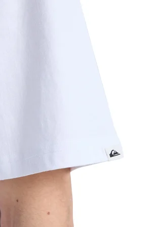 Quiksilver UPSIDE DOWN Beyaz Erkek T-Shirt
