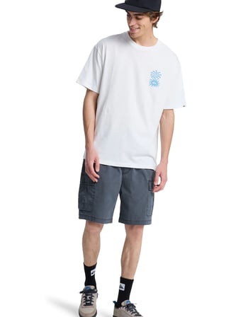 Quiksilver EVO BLOSSOM OF Beyaz Baskılı Erkek T-Shirt