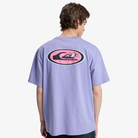 Quiksilver Fractured Wave Erkek Mor T-Shirt