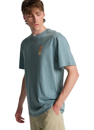 Billabong SEGMENT SS Mavi Bisiklet Modern Fit Logo Baskılı Erkek T-Shirt