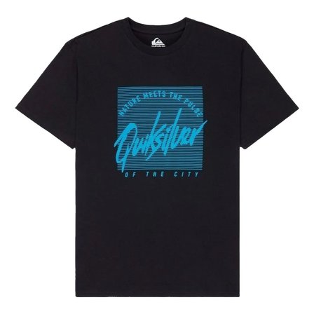 Retro Mood Erkek Siyah Outdoor T-Shirt EQYZT08261-11783