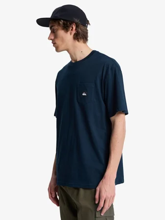 Quiksilver Salt Water Pocket Erkek Kısa Kollu Cepli Pamuklu Tişört EQYZT08205
