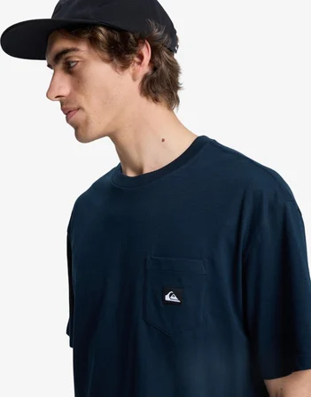 Quiksilver Salt Water Pocket Erkek Kısa Kollu Cepli Pamuklu Tişört EQYZT08205