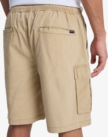 Quiksilver Taxer Cargo Erkek Bej Elastik Belli Kargo Şort EQYWS03792