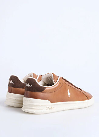 Polo Ralph Lauren Kahve Erkek Günlük Ayakkabı HRT CRT II-SNEAKERS-LOW TOP LACE