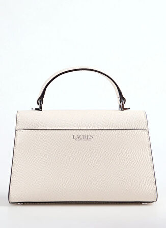 Lauren Ralph Lauren Deri Beyaz Kadın Omuz Çantası 431966765001