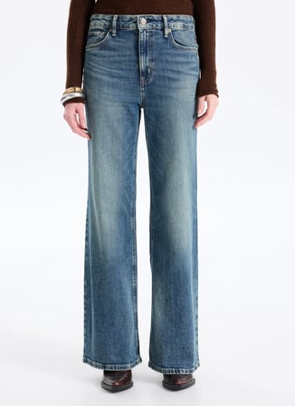 İndigo Kadın Pamuklu Denim Pantolon 200971258