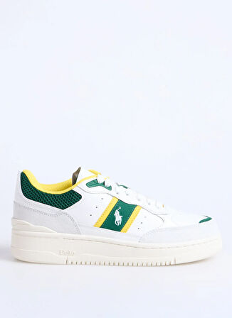 Polo Ralph Lauren Beyaz - Yeşil Erkek Sneaker Mastr Sp 125