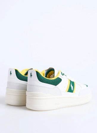 Polo Ralph Lauren Beyaz - Yeşil Erkek Sneaker Mastr Sp 125