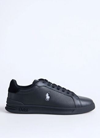 Polo Ralph Lauren Siyah Erkek Günlük Ayakkabı HRT CRT II-SNEAKERS-LOW TOP LACE
