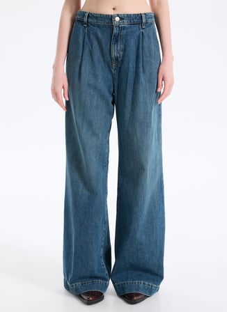 İndigo Kadın Pamuklu Denim Pantolon 200971369