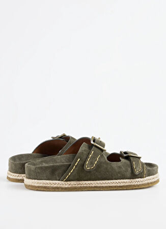 Polo Ralph Lauren Haki Erkek Terlik Turbach Double Strap