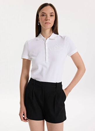 Lauren Ralph Lauren Beyaz Kadın Polo T-Shirt