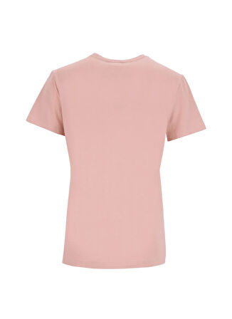 Lauren Ralph Lauren Bisiklet Yaka Pembe Kadın T-Shirt KATLIN-SHORT SLEEVE-t-shirt