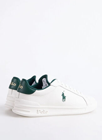 Polo Ralph Lauren Beyaz - Yeşil Kadın Sneaker HRT CRT II