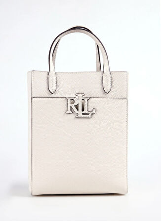 Lauren Ralph Lauren Deri Beyaz Kadın Omuz Çantası 431966760002