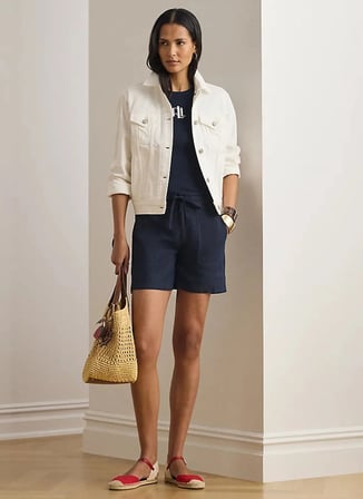 Lauren Ralph Lauren Lacivert Kadın Şort 200P13695