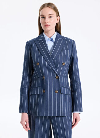 Lauren Ralph Lauren Standart Lacivert Kadın Ceket 200973085