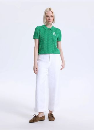 Lauren Ralph Lauren Yeşil Kadın Nakışlı Kazak 200932224