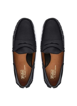Polo Ralph Lauren Siyah Erkek Loafer ANDERS COLLP-CASUAL SHOE-DRIVER