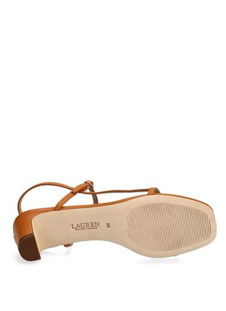 Lauren Ralph Lauren Siyah Kadın Deri Topuklu Ayakkabı 802P00097001