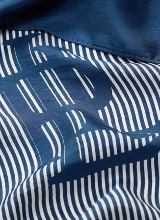 Lauren Ralph Lauren Lacivert Kadın Logo Baskılı Fular 454P14484