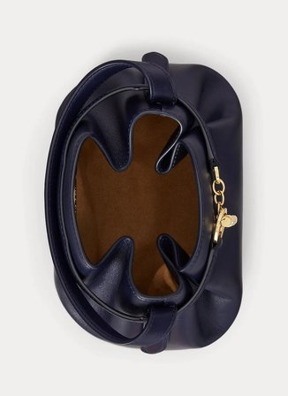 Lauren Ralph Lauren Lacivert Kadın Deri El Çantası 431982787003